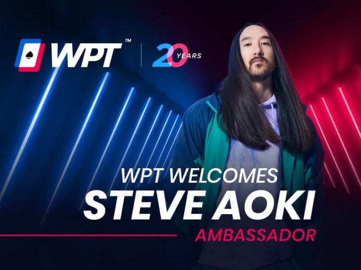 Steve Aoki devient ambassadeur du World Poker Tour !